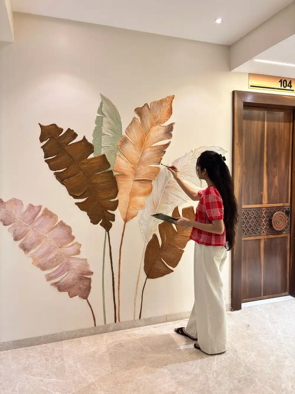Fluted Plaster Columns